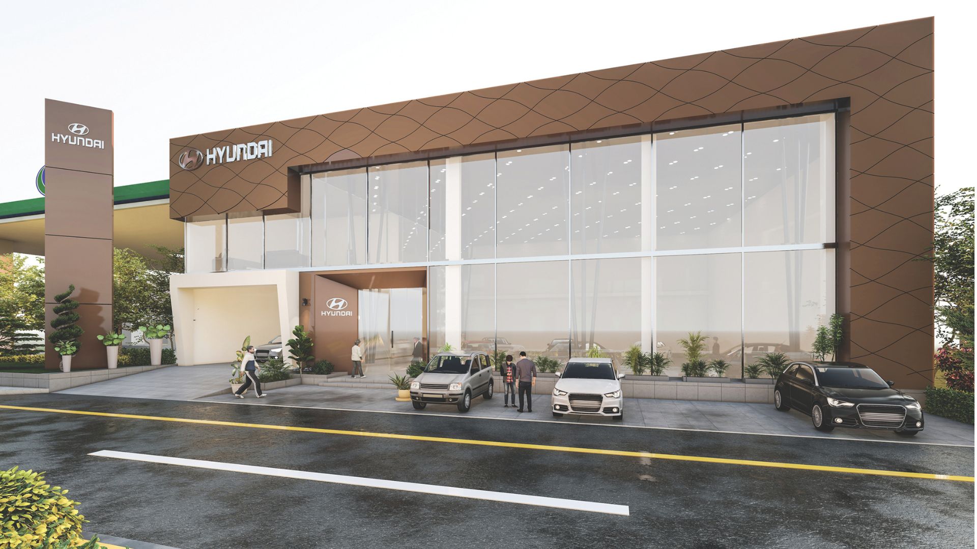 Brown Patterned Autumn Desktop Wallpaper (34)